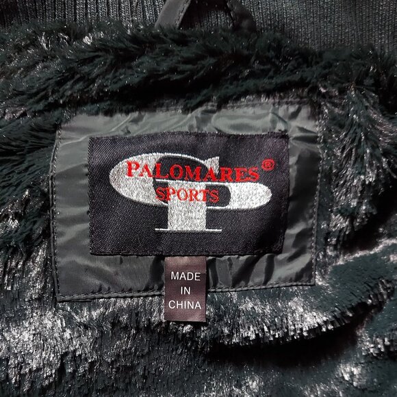 Palomares Sports Quilted Jacket Womens Green Stretch Side Winter Coat Warm New - Picture 12 of 16